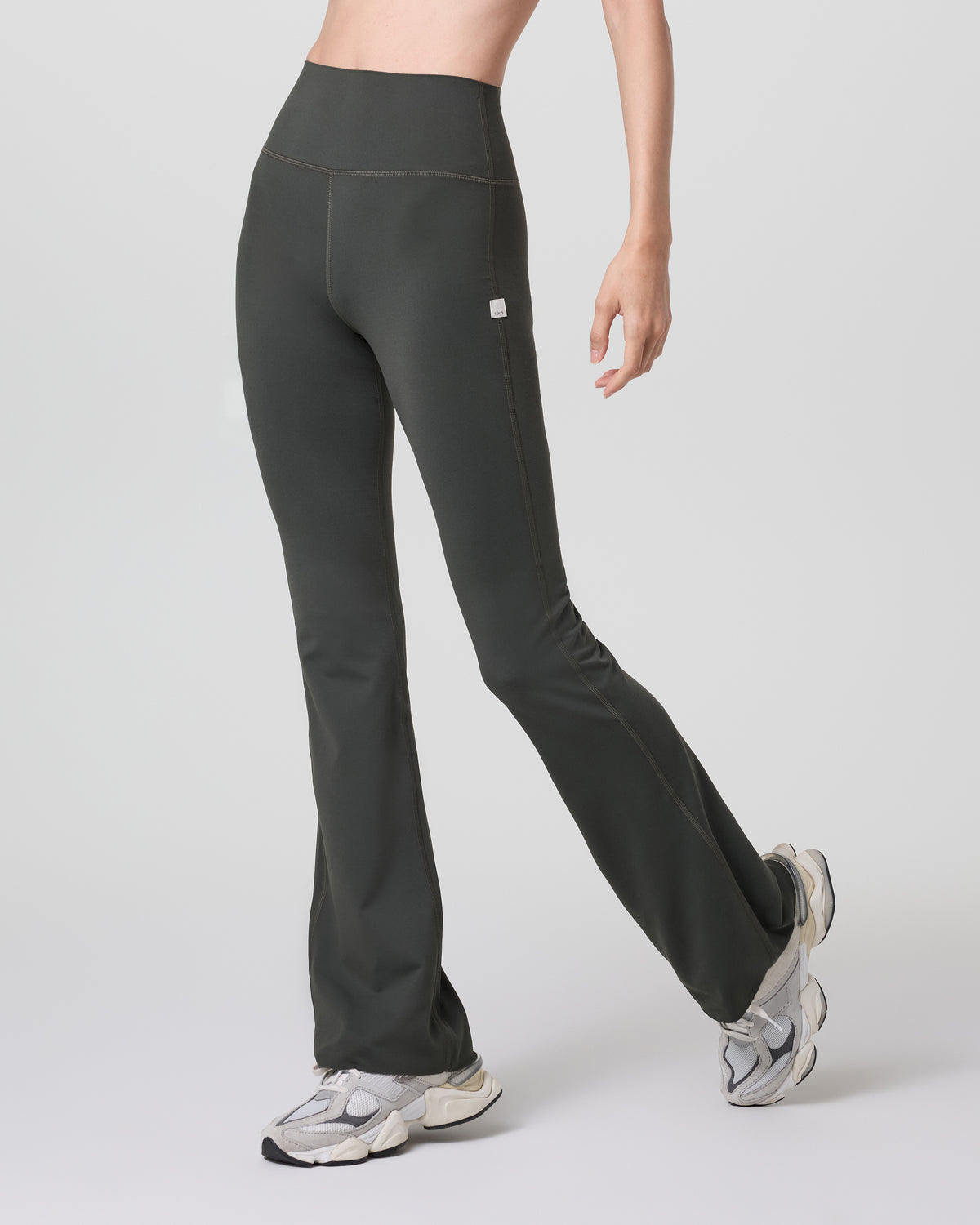 Halo Slim Flare Pant Women's Kale Pants | Vuori For sale