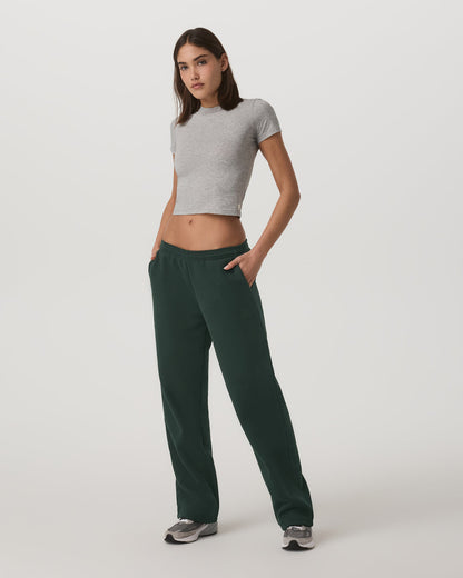 Women's Restore Straight Leg Sweatpant - Long Evergreen | Vuori Online