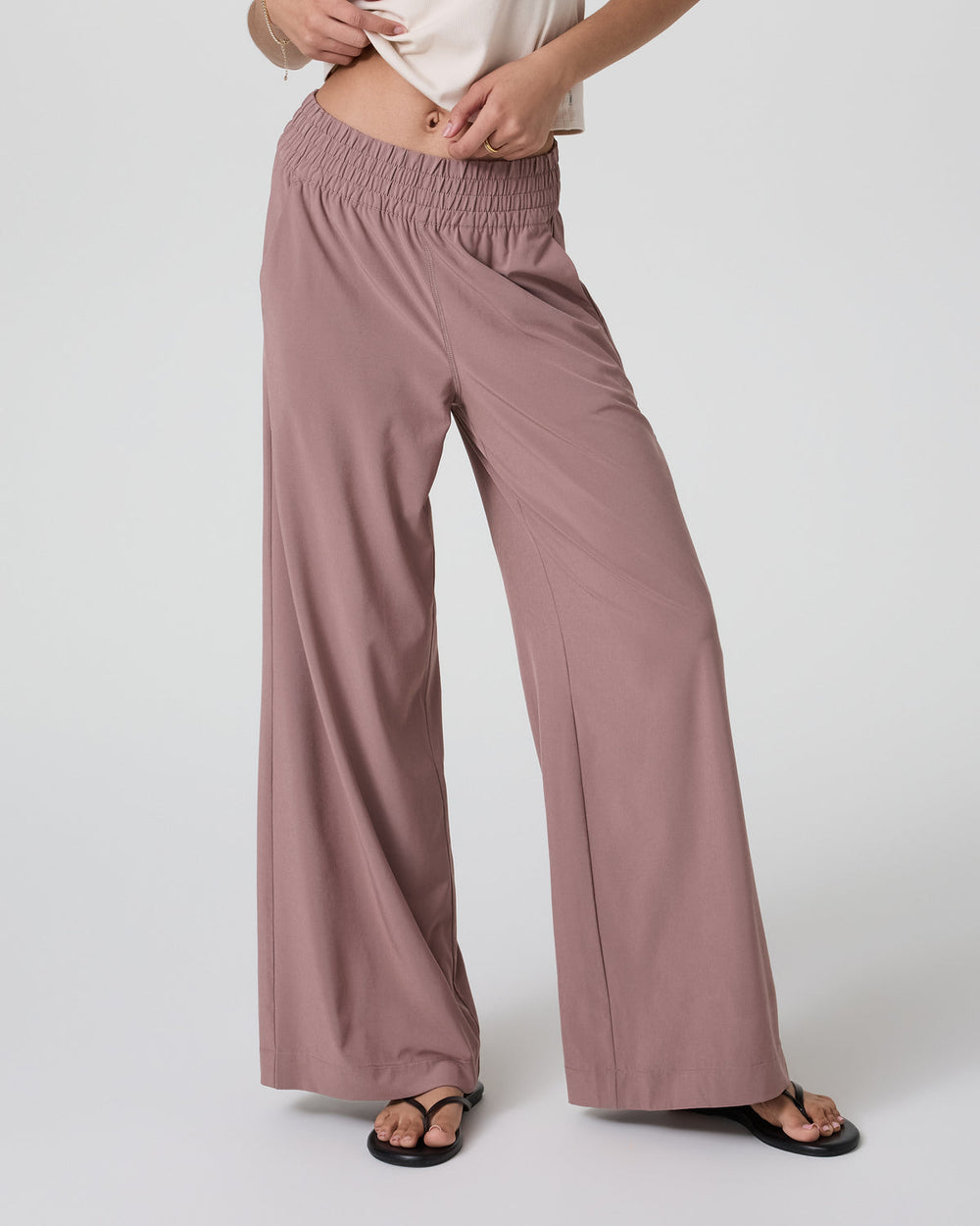 Villa Wideleg Pant Women's Zion Rose Pants | Vuori Outlet
