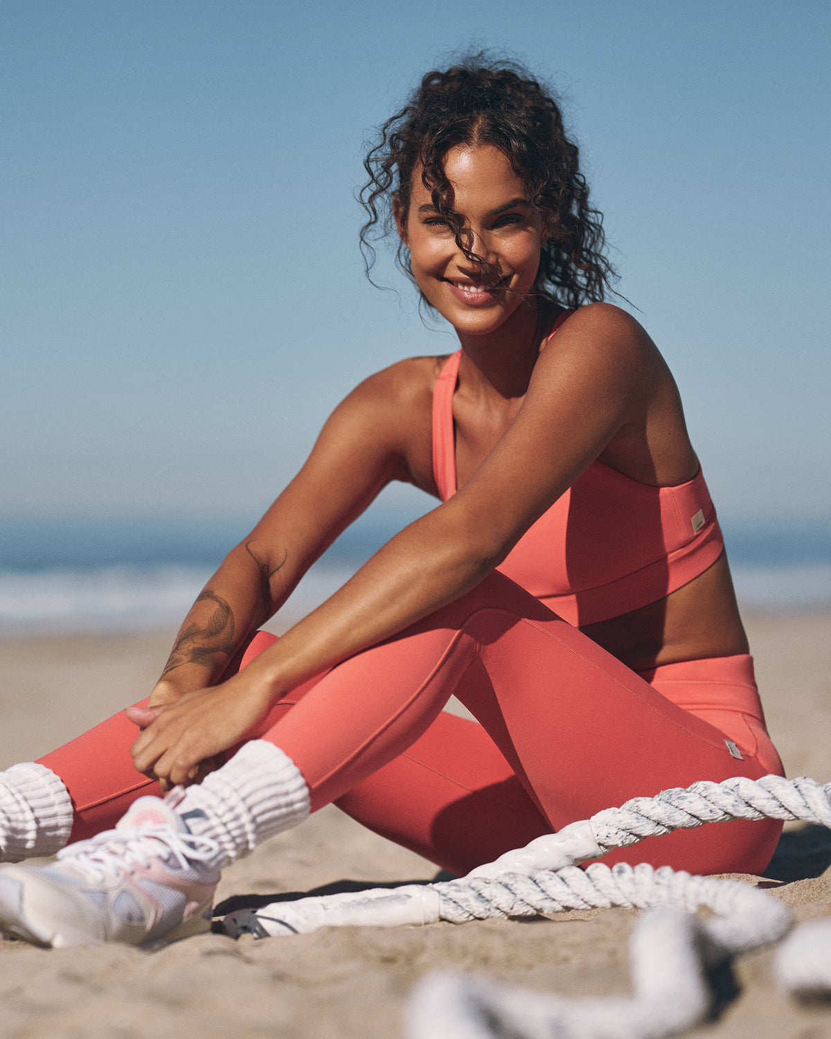 Daily Form Legging Women's Bright Coral Leggings | Vuori Discount