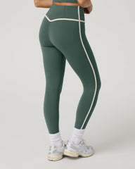 Vuori AllTheFeels™ Corset Legging Women's Agate Green Leggings | Vuori Outlet