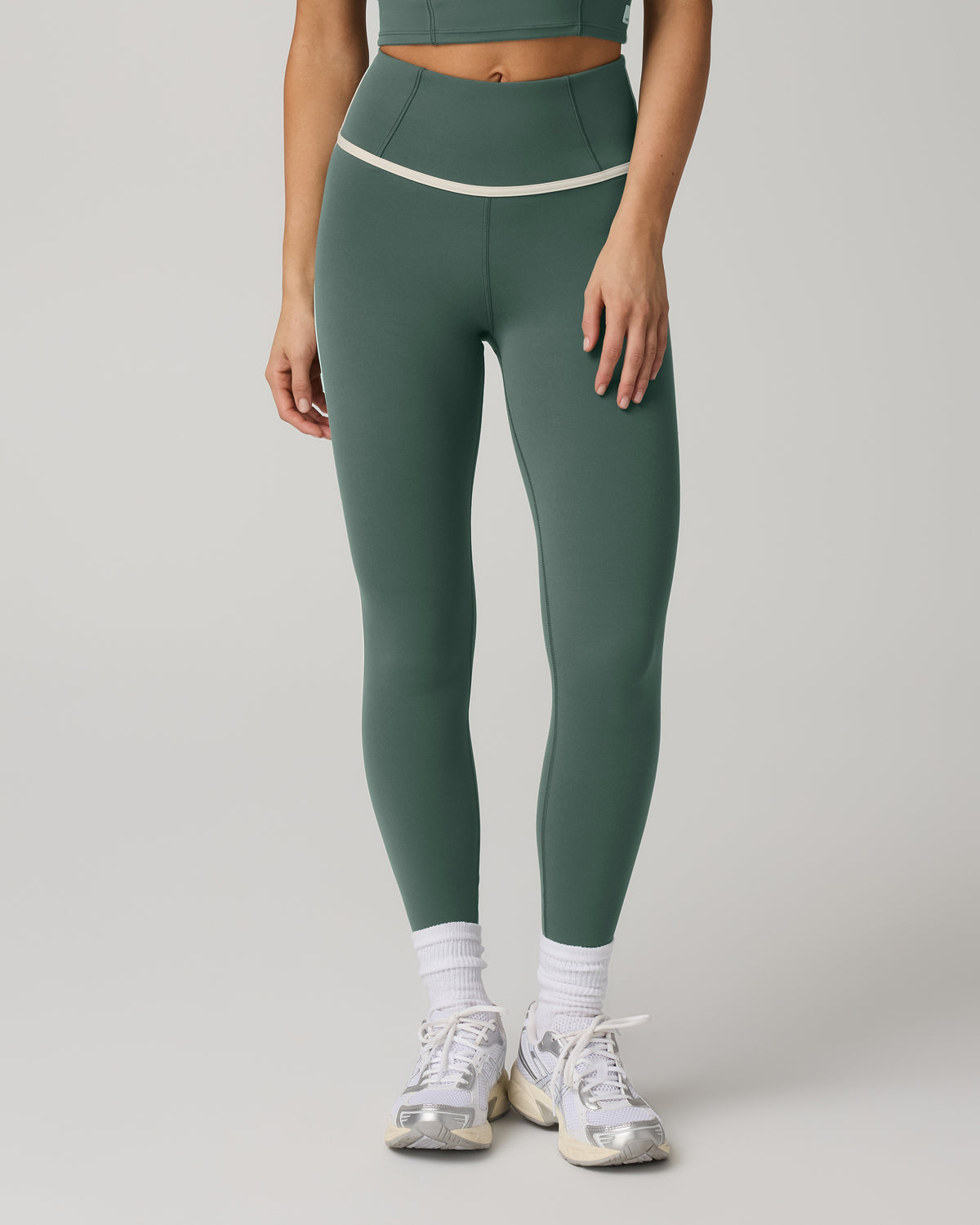Vuori AllTheFeels™ Corset Legging Women's Agate Green Leggings | Vuori Outlet