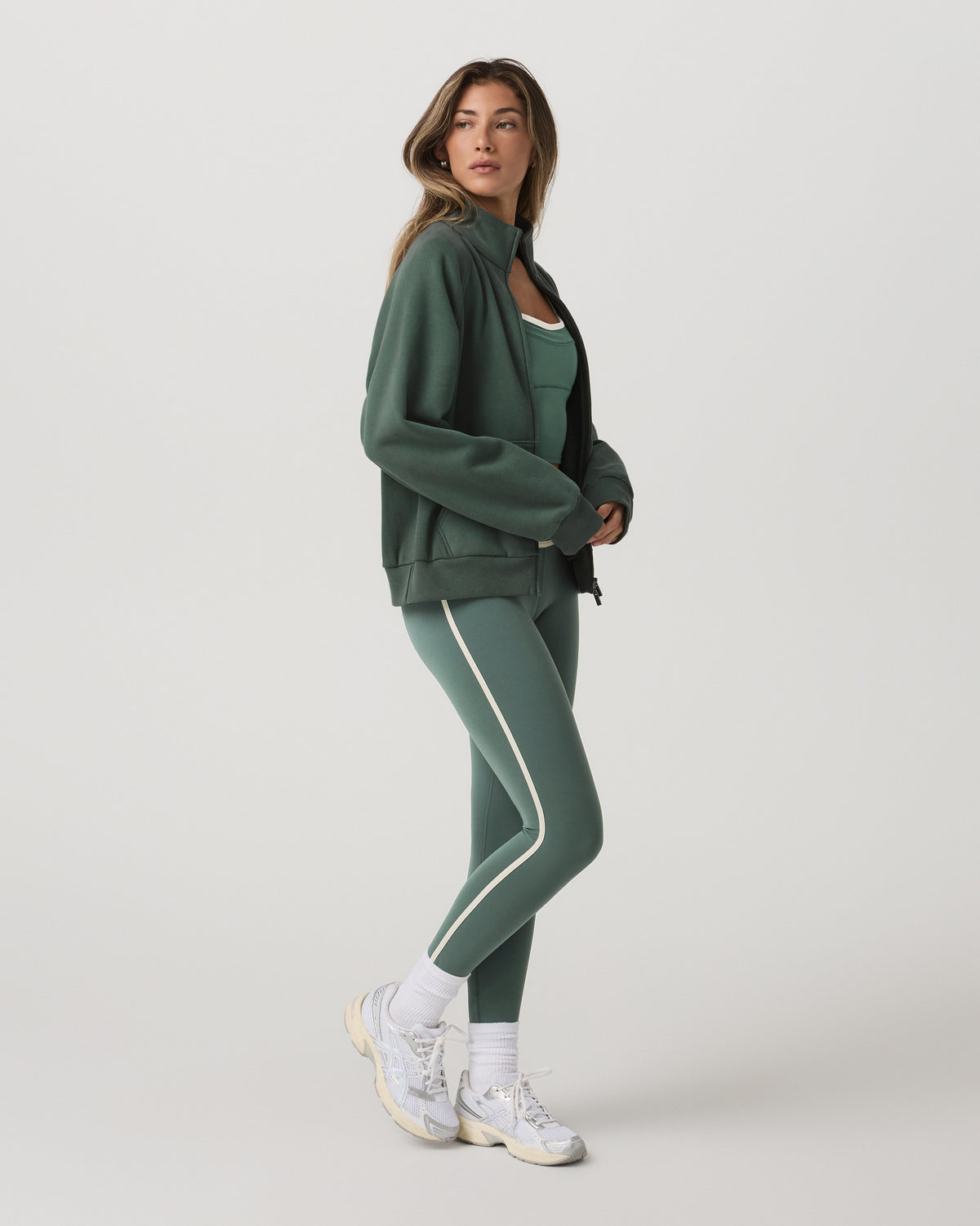 Vuori AllTheFeels™ Corset Legging Women's Agate Green Leggings | Vuori Outlet