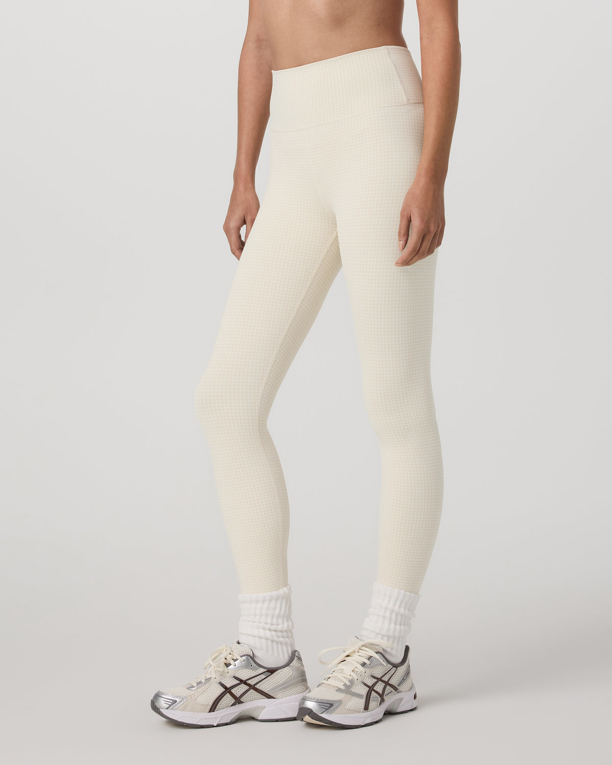 Micro Houndstooth Legging Natural Micro Houndstooth | Vuori US