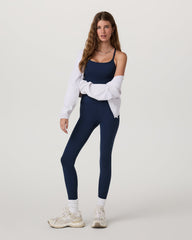 Vuori AllTheFeels™ Legging - Short Blue Coast Leggings | Vuori Clothing
