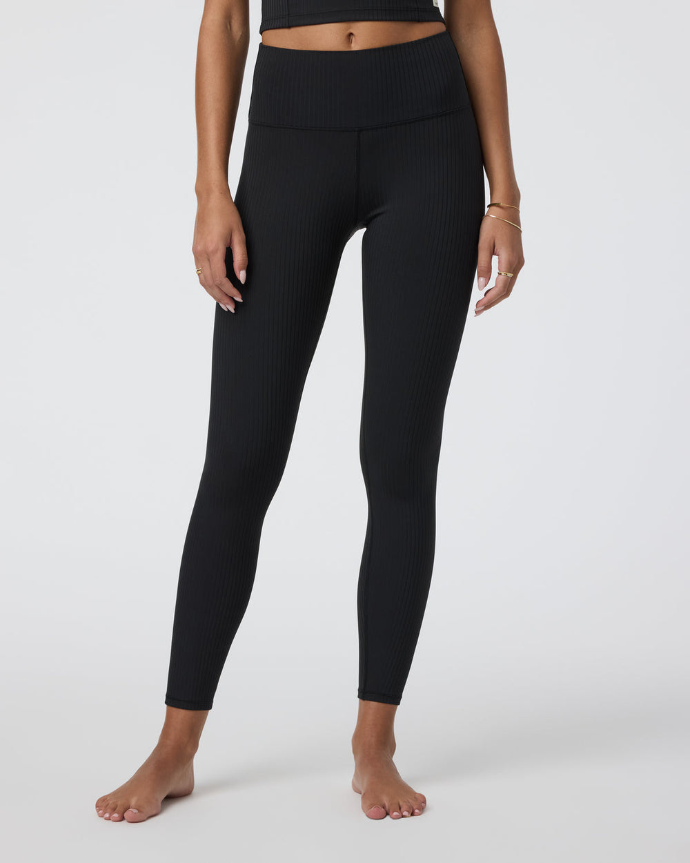 Inversion Rib Legging Black | Vuori Clothing