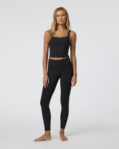 Inversion Rib Legging Black | Vuori Clothing