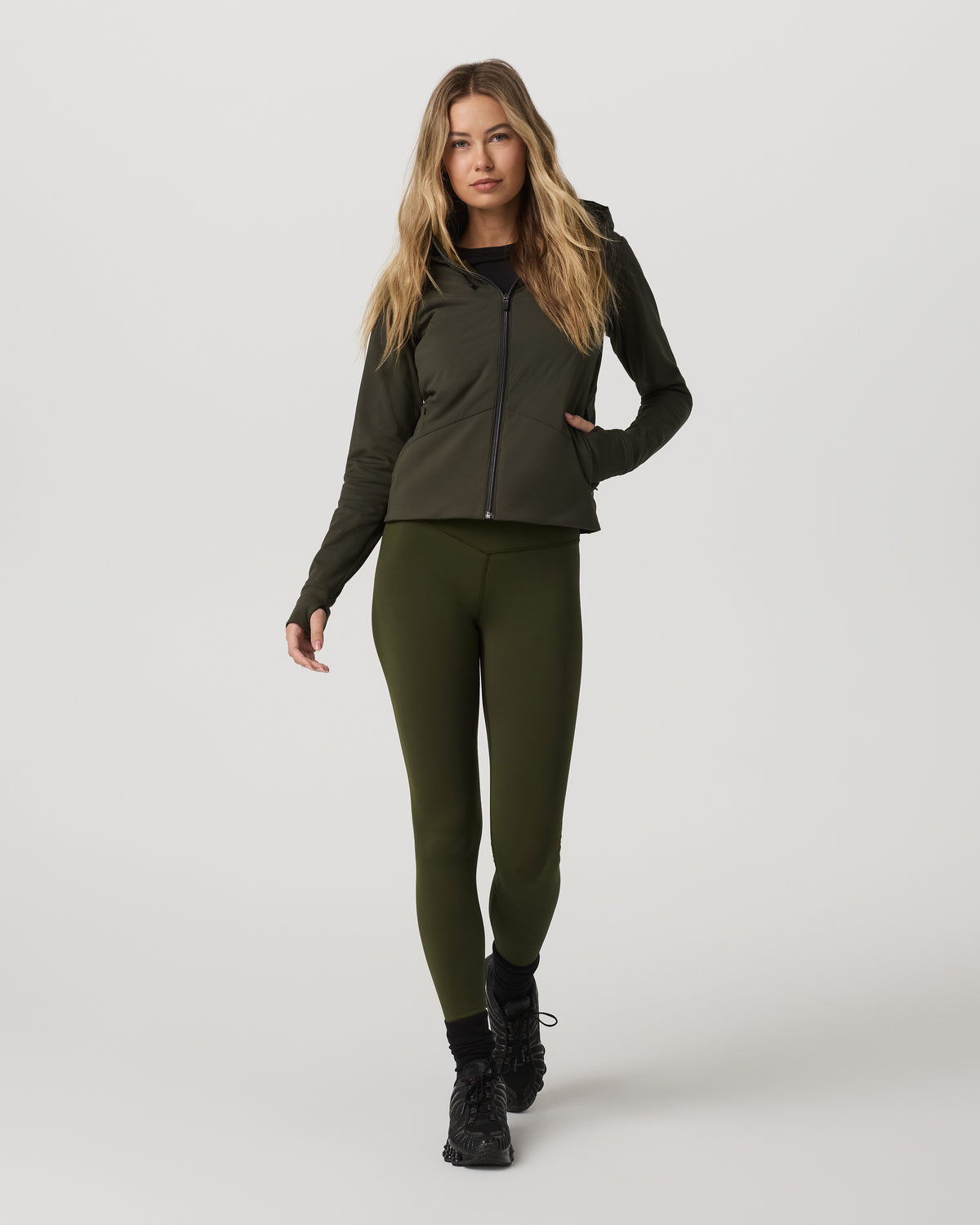 Chilled Out Legging Women's Olive High-Waist Leggings | Vuori Clothing