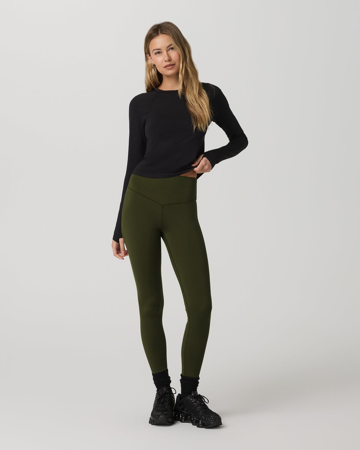 Chilled Out Legging Women's Olive High-Waist Leggings | Vuori Clothing