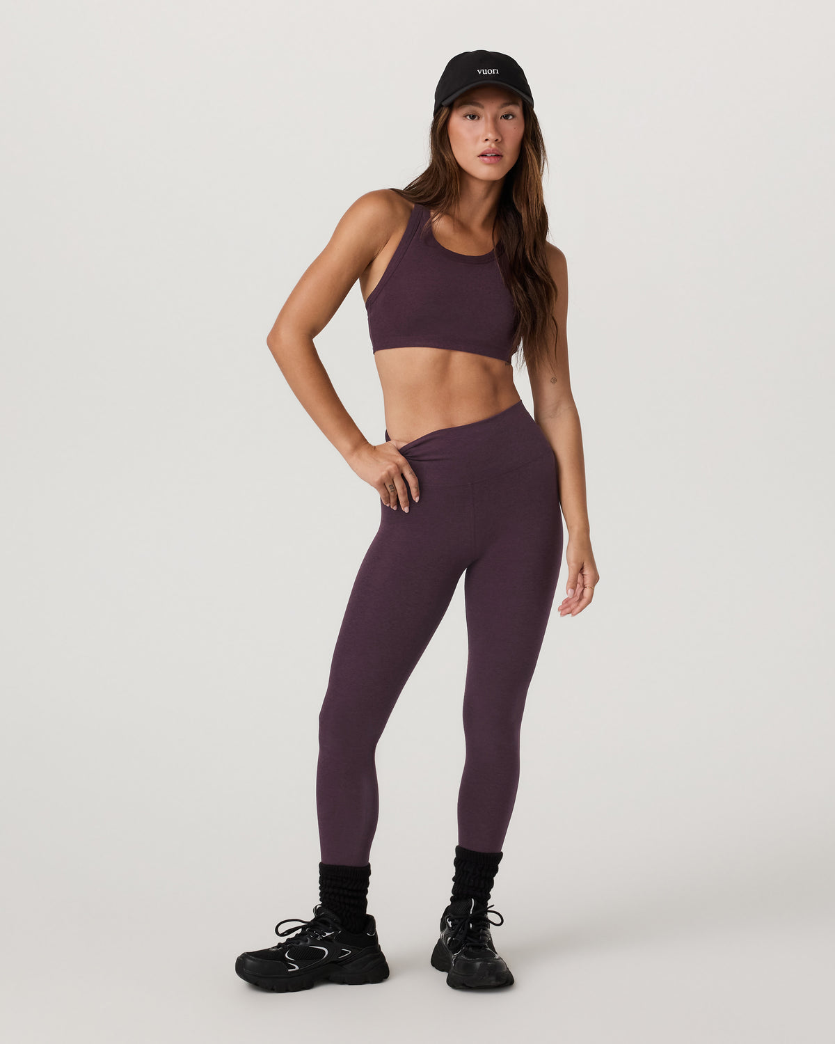 Clean Elevation Legging Women's Raisin Heather Legging | Vuori Online