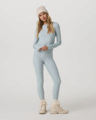 Clean Elevation Legging-Short Blue Haze Heather | Vuori