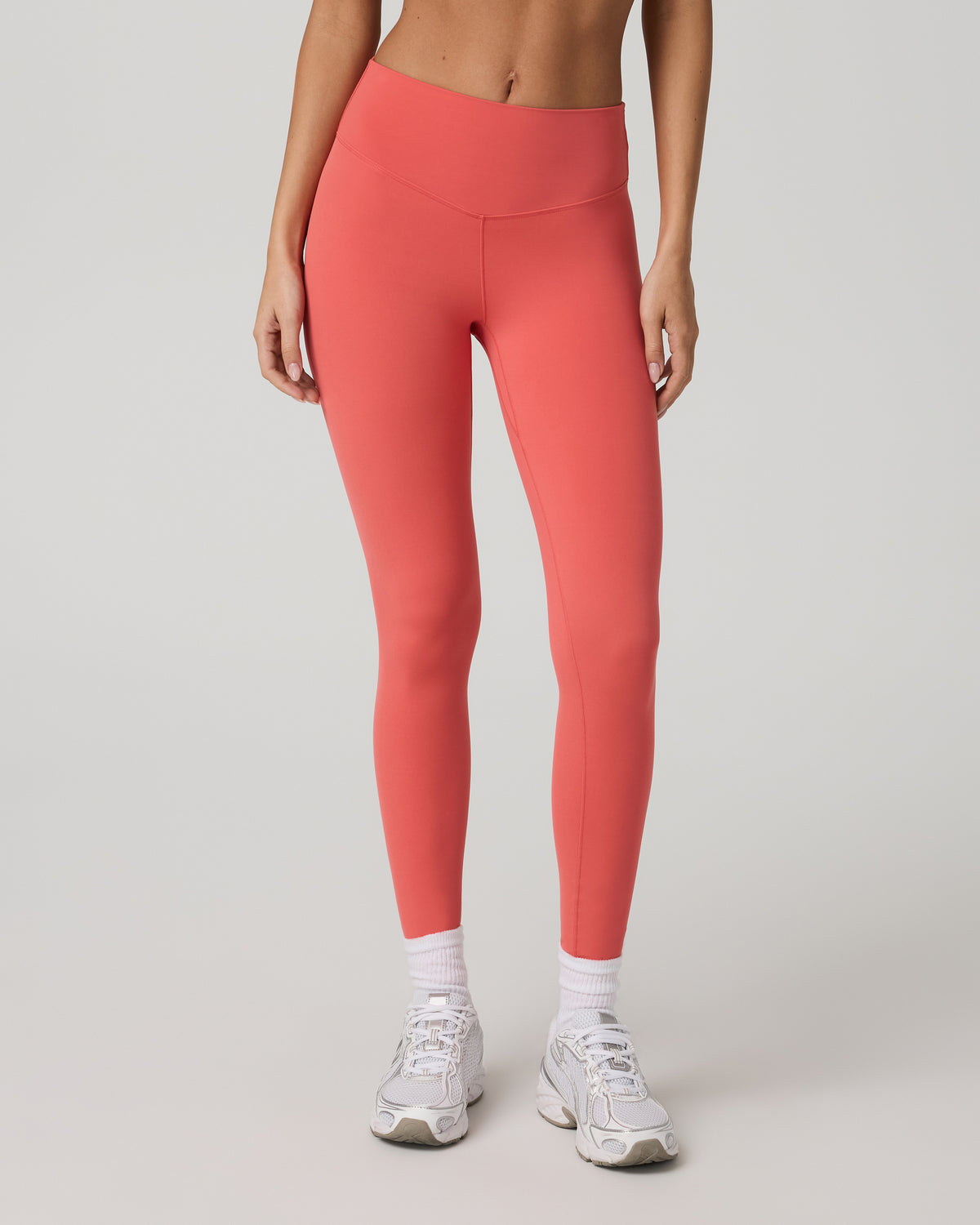 Vuori AllTheForm™ Legging - Short Women's Bright Coral Leggings | Vuori Outlet