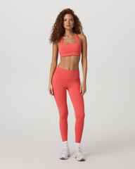 Vuori AllTheForm™ Legging - Short Women's Bright Coral Leggings | Vuori Outlet