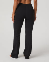 Inversion Rib Slim Flare Women's Black Slim Flare Leggings | Vuori Sale