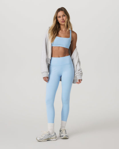 Inversion Rib Legging Women's Crystal Blue Rib Knit Leggings | Vuori US