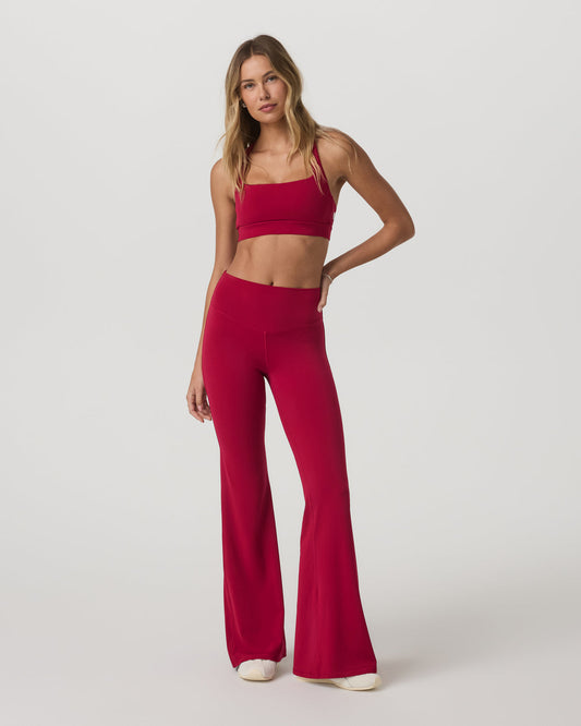 Vuori AllTheForm™ Flare Strawberry Flare Leggings | Vuori Clothing