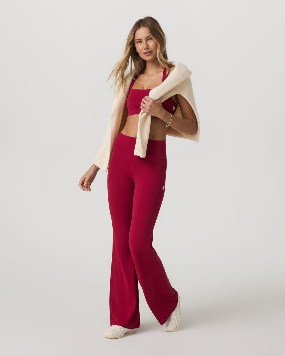 Vuori AllTheForm™ Flare Strawberry Flare Leggings | Vuori Clothing