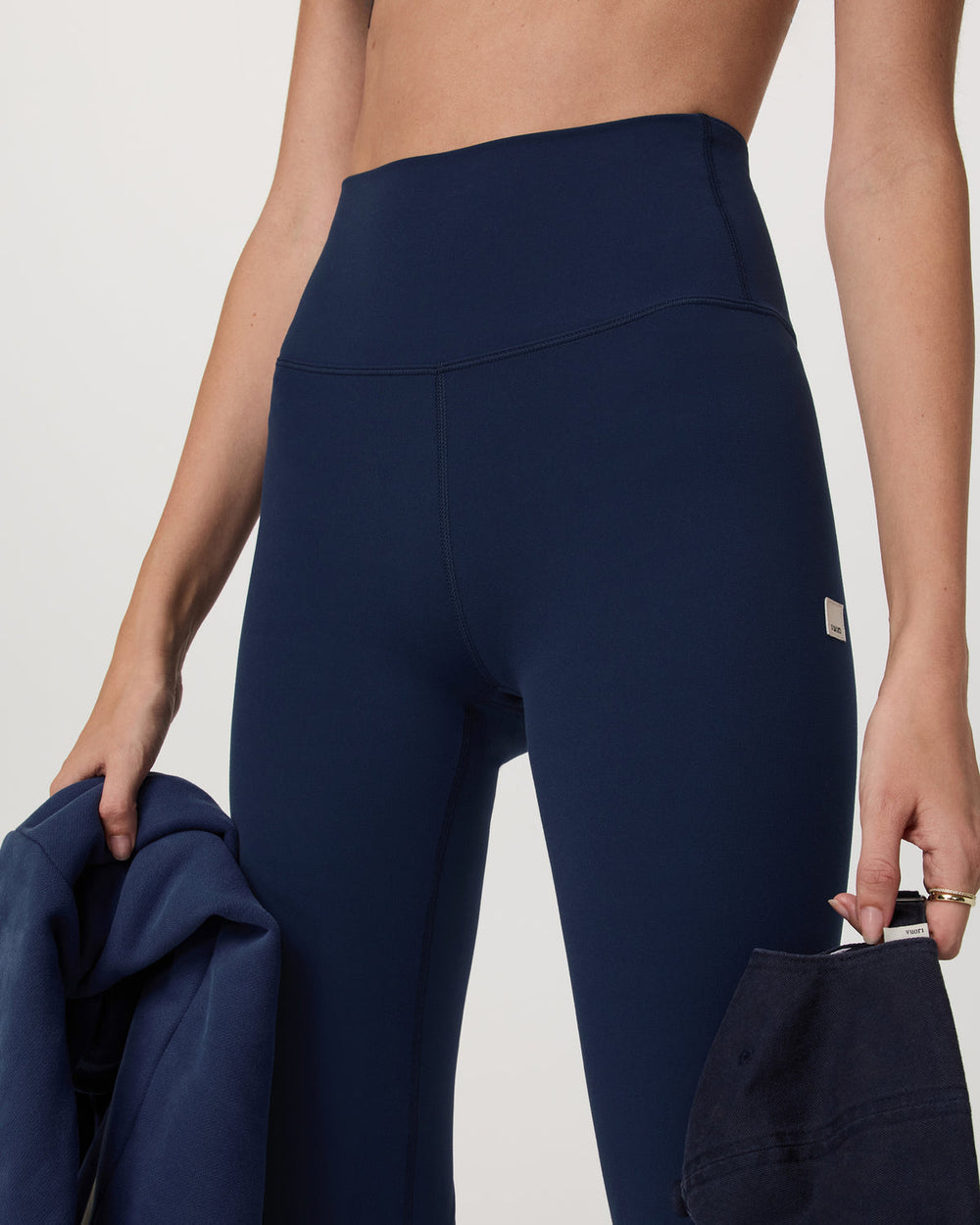 Vuori AllTheFeels™ Slim Flare Blue Coast Leggings | Vuori