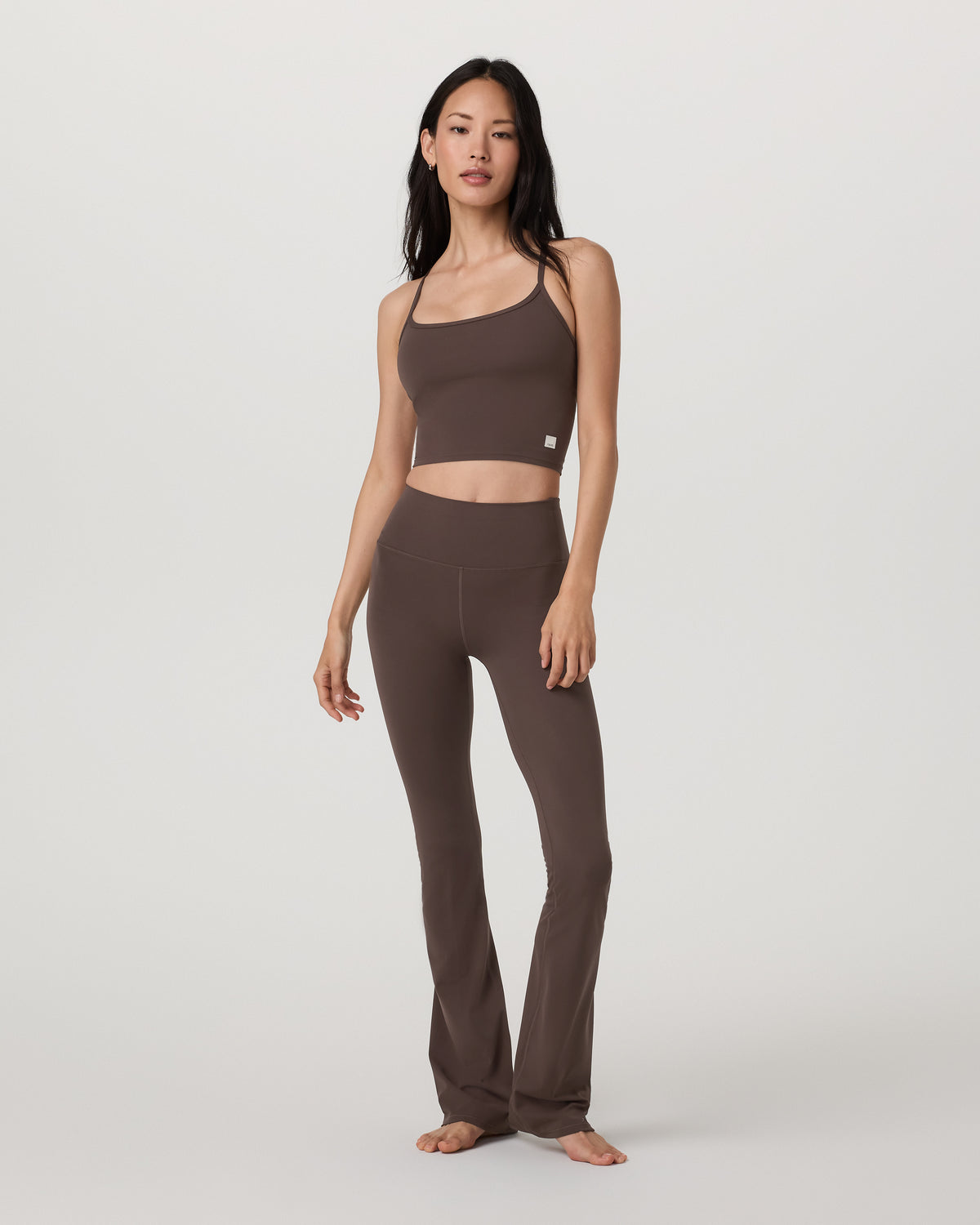 Vuori AllTheFeels™ Slim Flare Women's Java Leggings | Vuori Clothing