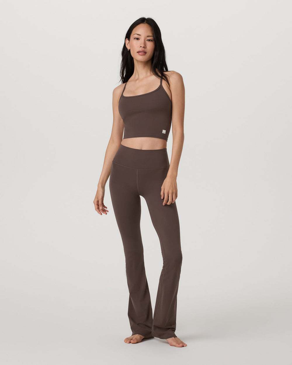 Vuori AllTheFeels™ Slim Flare Women's Java Leggings | Vuori Clothing
