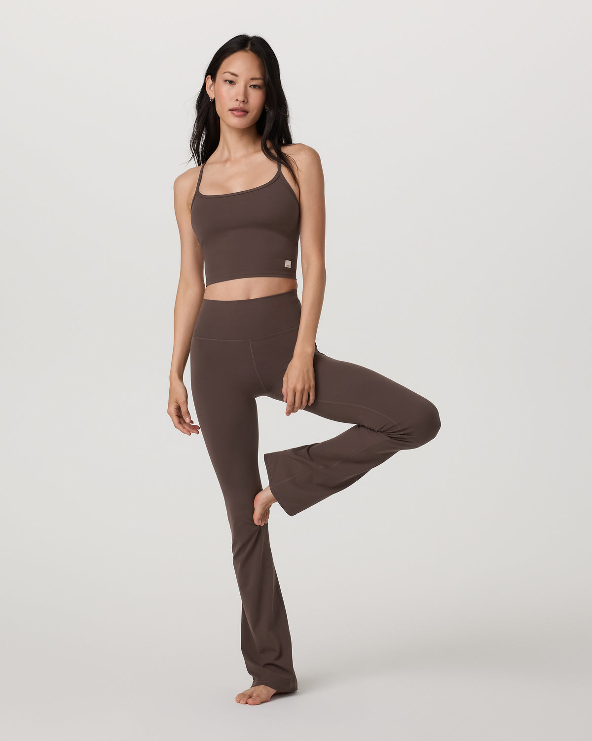 Vuori AllTheFeels™ Slim Flare Women's Java Leggings | Vuori Clothing