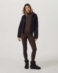 Women's Textured Chilled Out Legging Java Houndstooth | Vuori