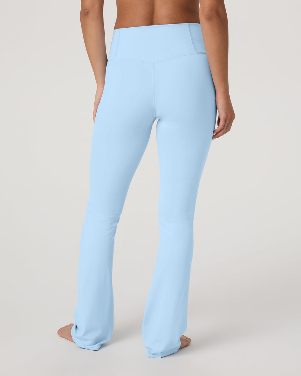 Vuori AllTheFeels™ Slim Flare Crystal Blue Leggings | Vuori For sale