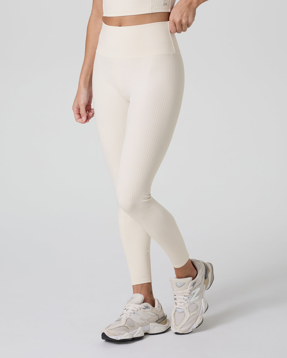 Inversion Rib Legging Marshmallow | Vuori On sale