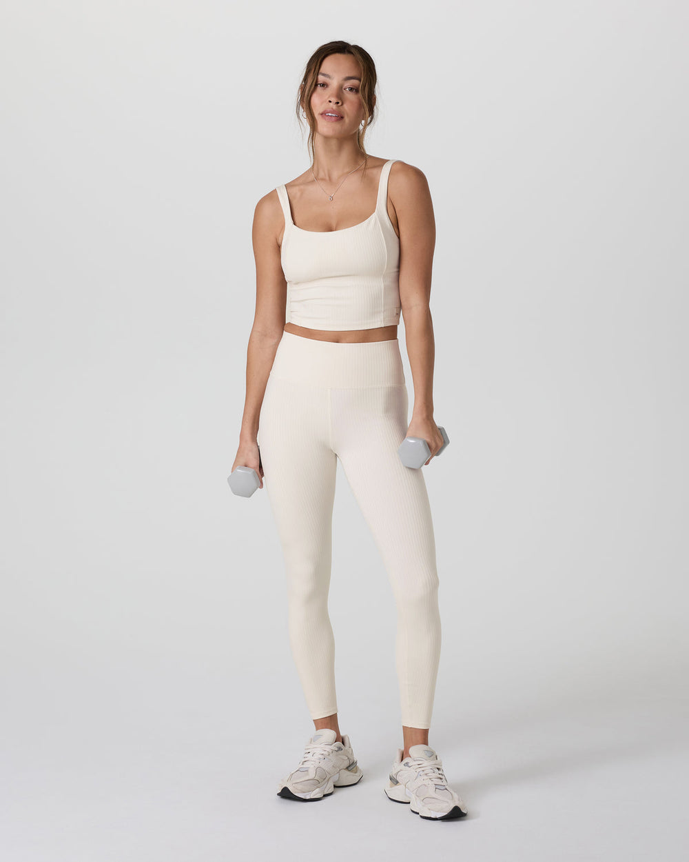 Inversion Rib Legging Marshmallow | Vuori On sale