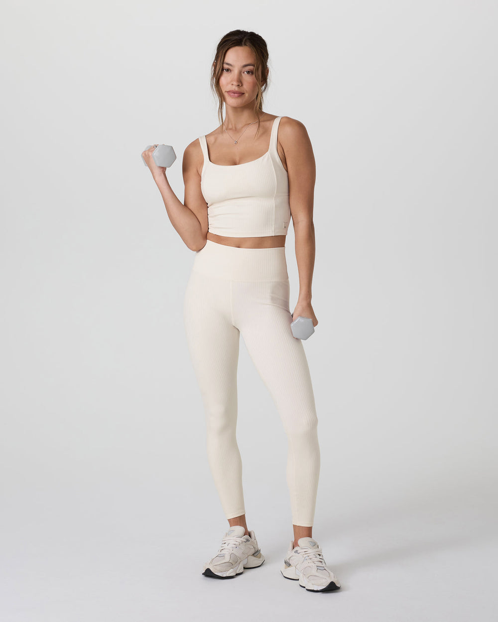 Inversion Rib Legging Marshmallow | Vuori On sale