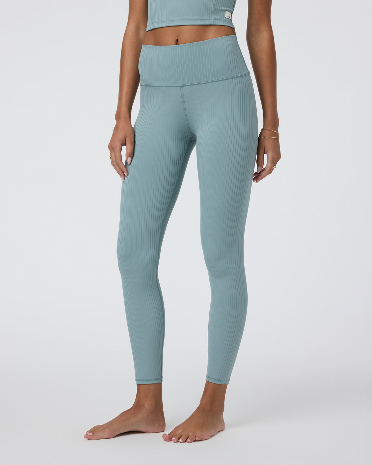 Inversion Rib Legging Mist | Vuori Outlet