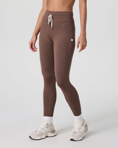 Halo Vintage Legging Chocolate Milk Heather | Vuori Online