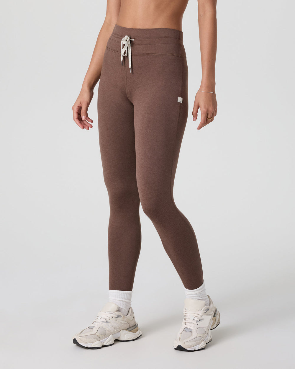 Halo Vintage Legging Chocolate Milk Heather | Vuori Online