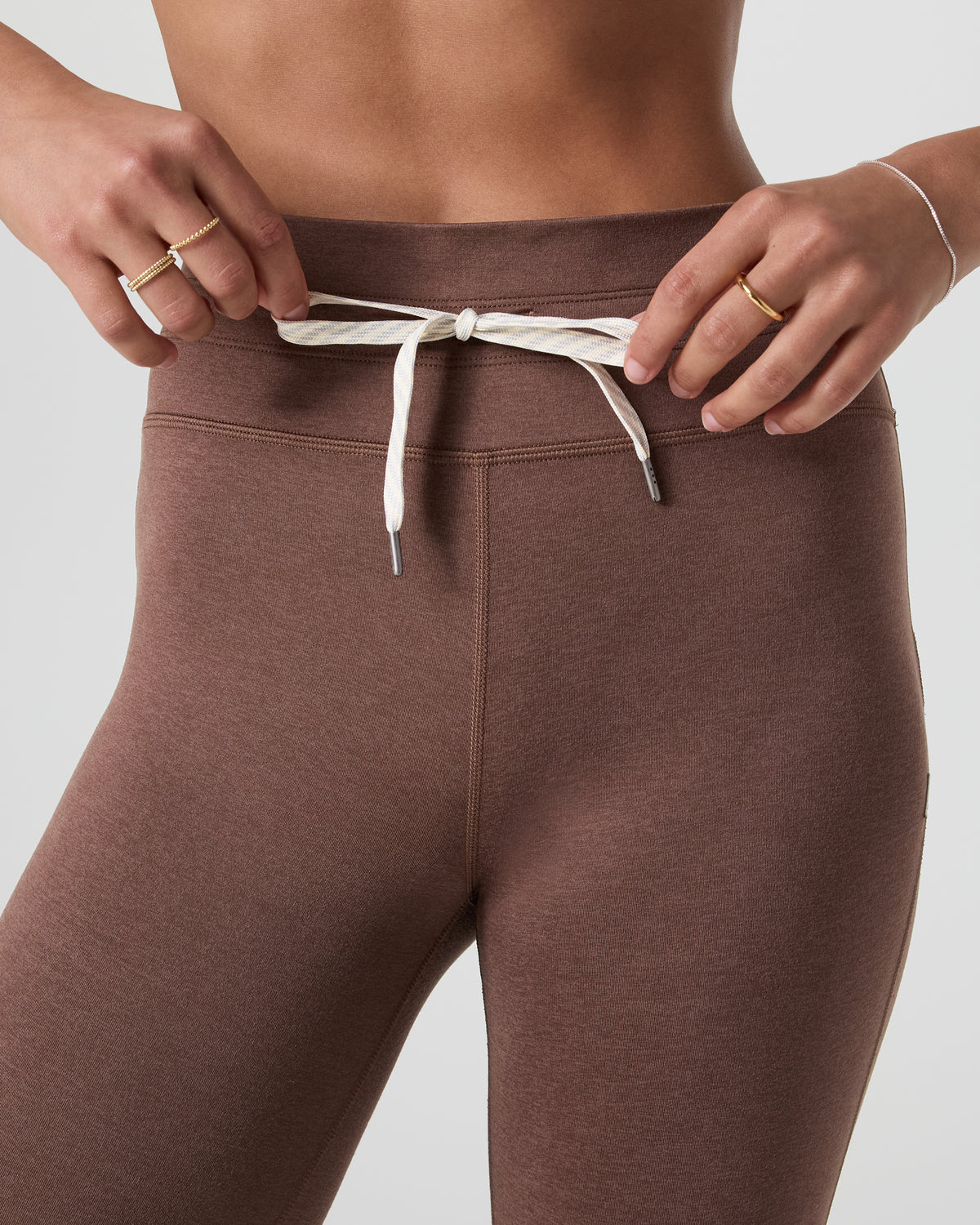 Halo Vintage Legging Chocolate Milk Heather | Vuori Online