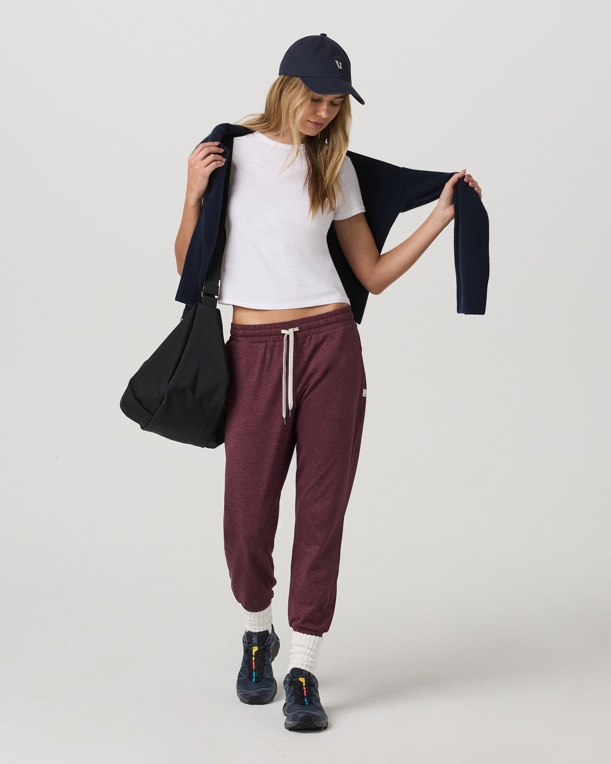 Performance Jogger Women's Fig Heather Joggers | Vuori