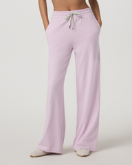 Halo Essential Wideleg Women's Lilac Breeze Heather Pants | Vuori Discount