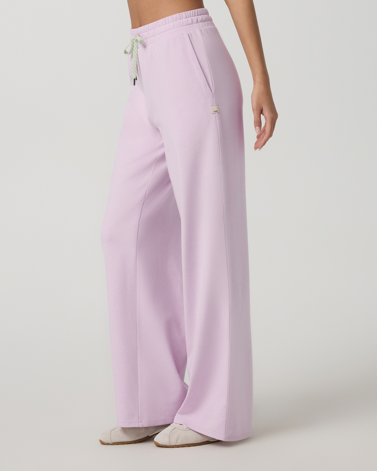 Halo Essential Wideleg Women's Lilac Breeze Heather Pants | Vuori Discount