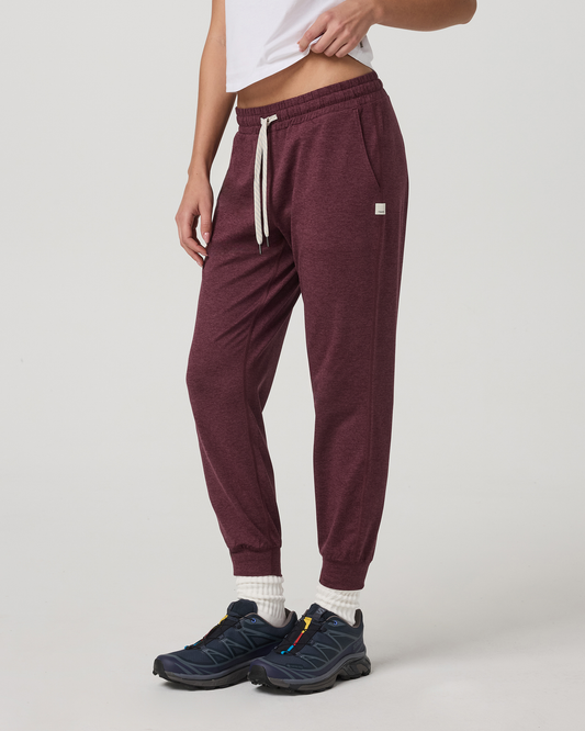 Performance Jogger - Long Women's Fig Heather Joggers | Vuori Online