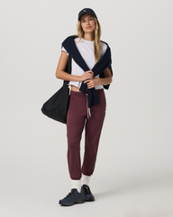 Performance Jogger - Long Women's Fig Heather Joggers | Vuori Online