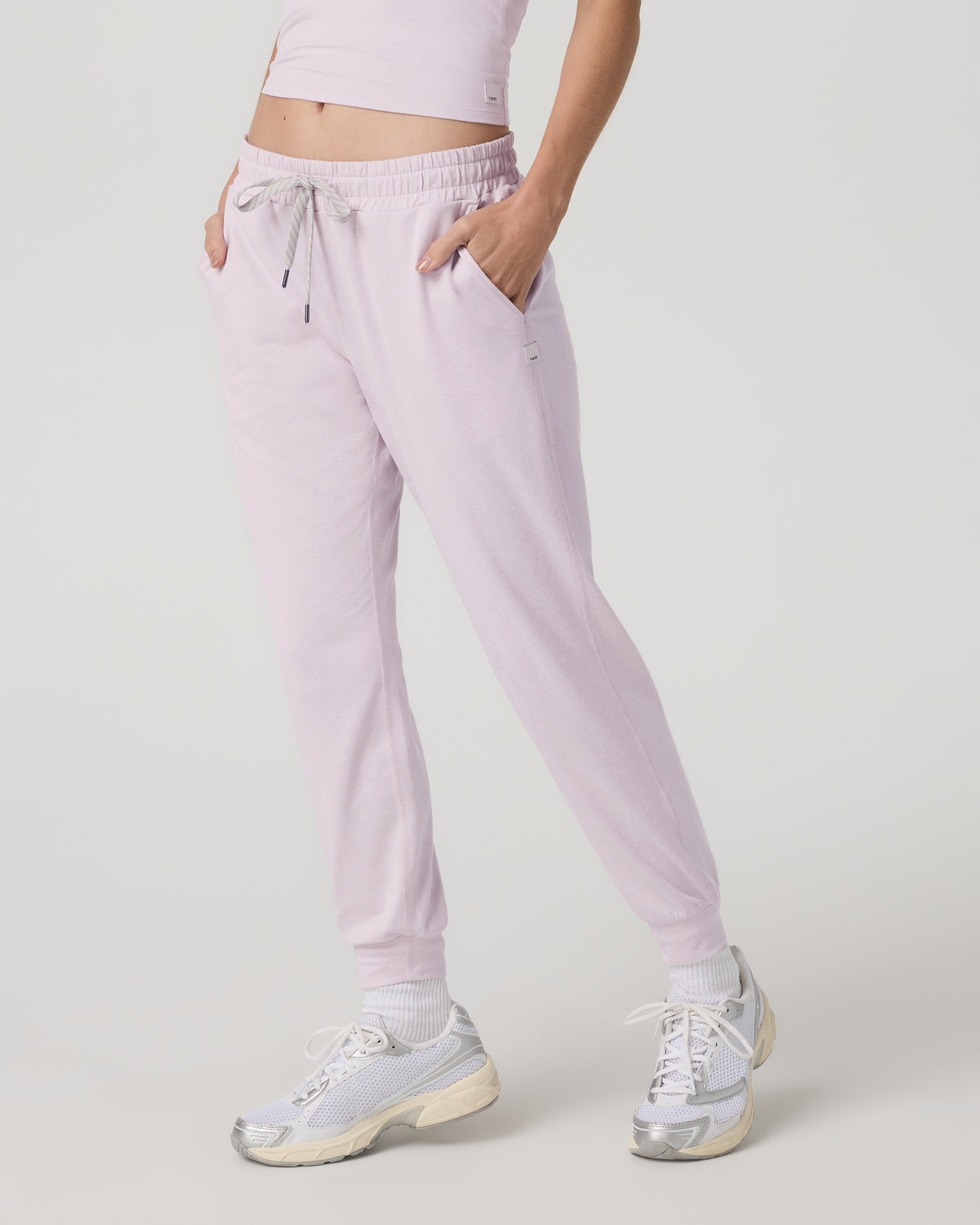 Women's Performance Joggers - Long Lilac Breeze Heather | Vuori For sale