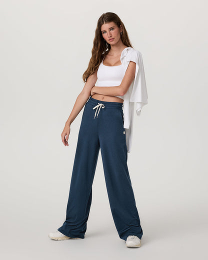 Halo Wideleg - Short Women's Blue Coast Pants | Vuori Online