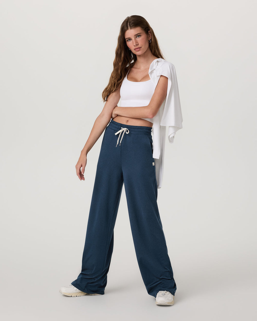 Halo Wideleg - Short Women's Blue Coast Pants | Vuori Online