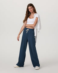 Halo Wideleg - Short Women's Blue Coast Pants | Vuori Online