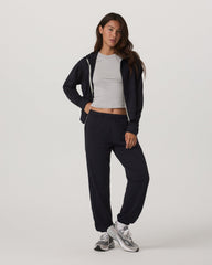Halo Modern Sweatpant Women's Solid Black Pants | Vuori Clothing
