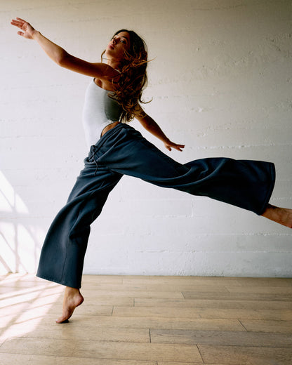 Restore Ultra Wideleg Sweatpant Women's Ocean Blue Pants | Vuori Sale