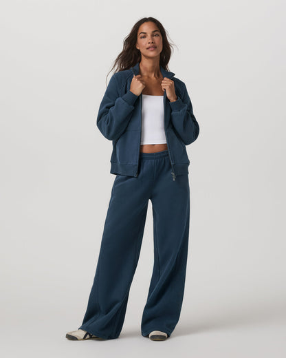 Restore Ultra Wideleg Sweatpant Women's Ocean Blue Pants | Vuori Sale