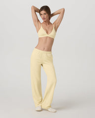 Women's Halo Modern Straight Leg Pant Lemon Snap Heather | Vuori For sale