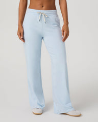 Halo Essential Wideleg - Short Soft Sky Heather Pants | Vuori Outlet