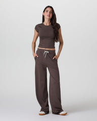 Halo Essential Wideleg Pant - Short Java Heather | Vuori Discount