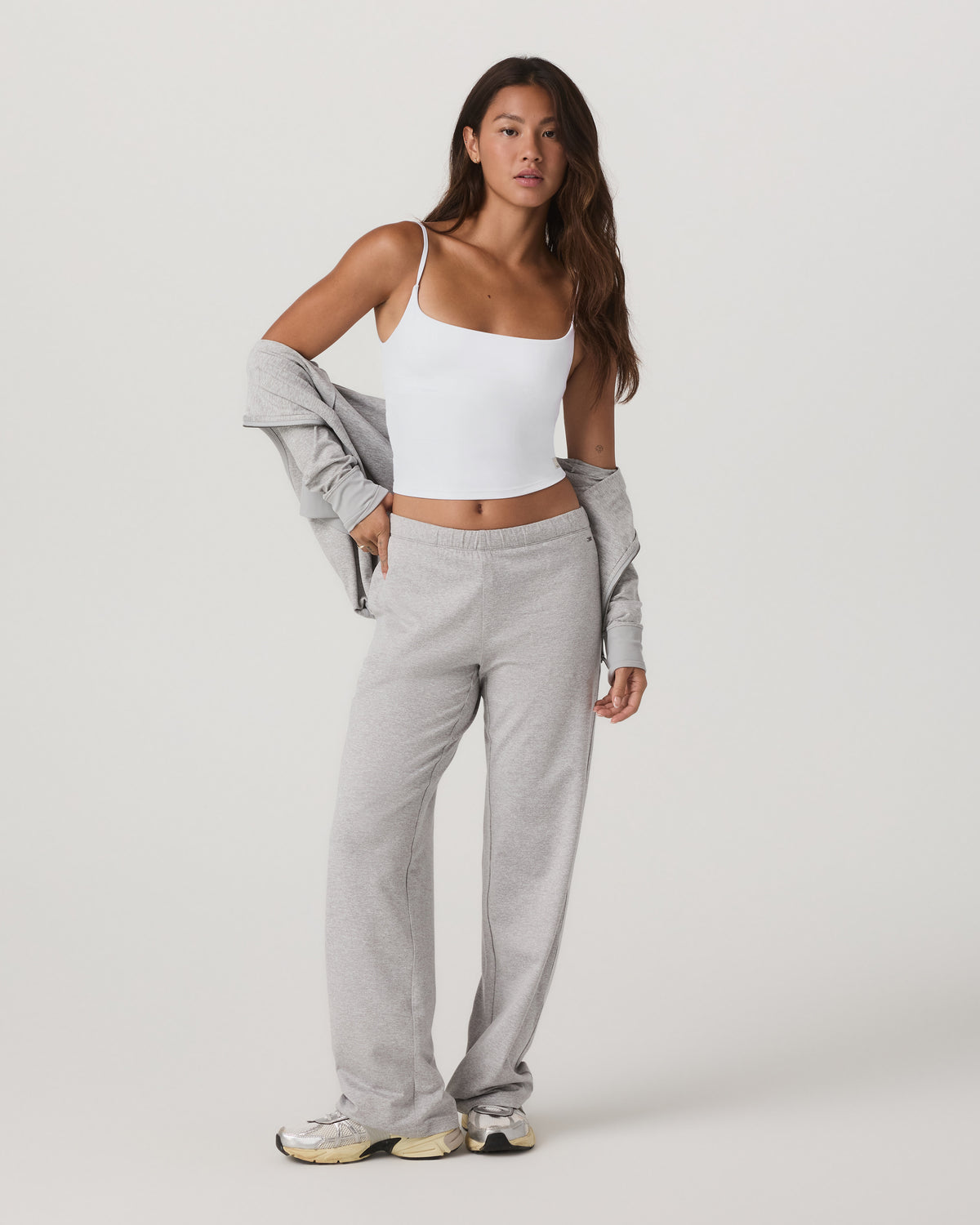 Halo Modern Straight Leg Pant Women's Pale Grey Pants | Vuori For sale